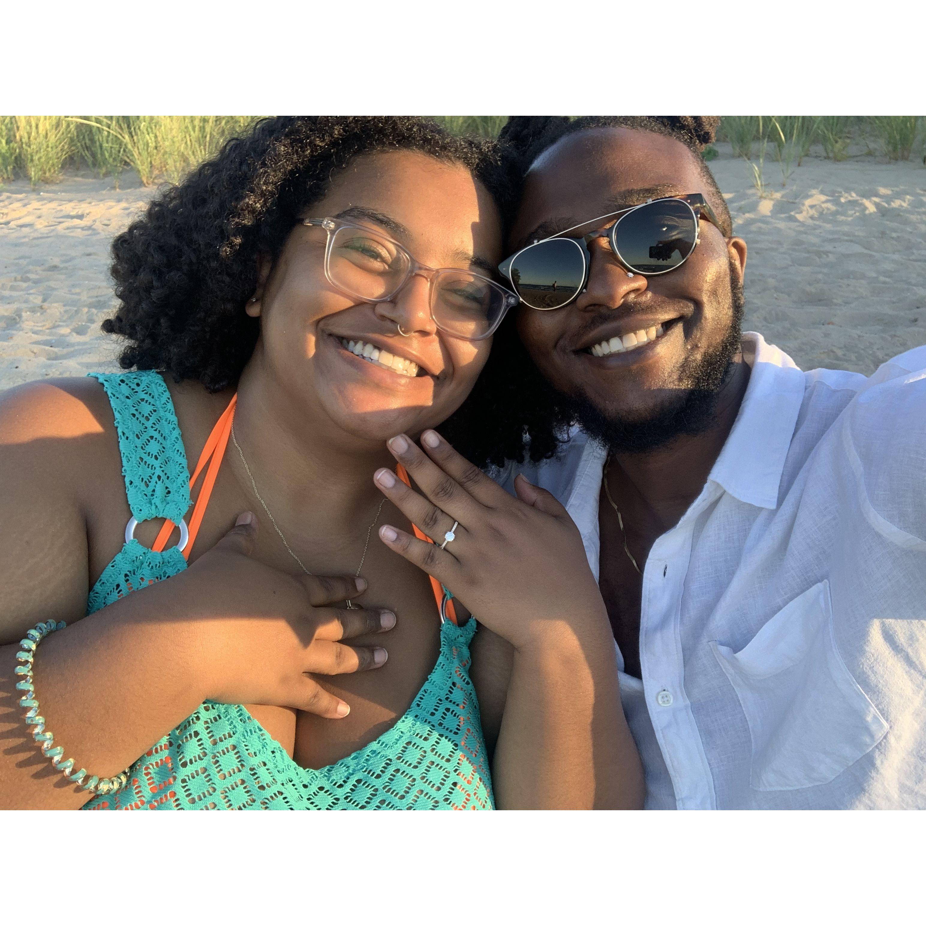 The day we officially got engaged!