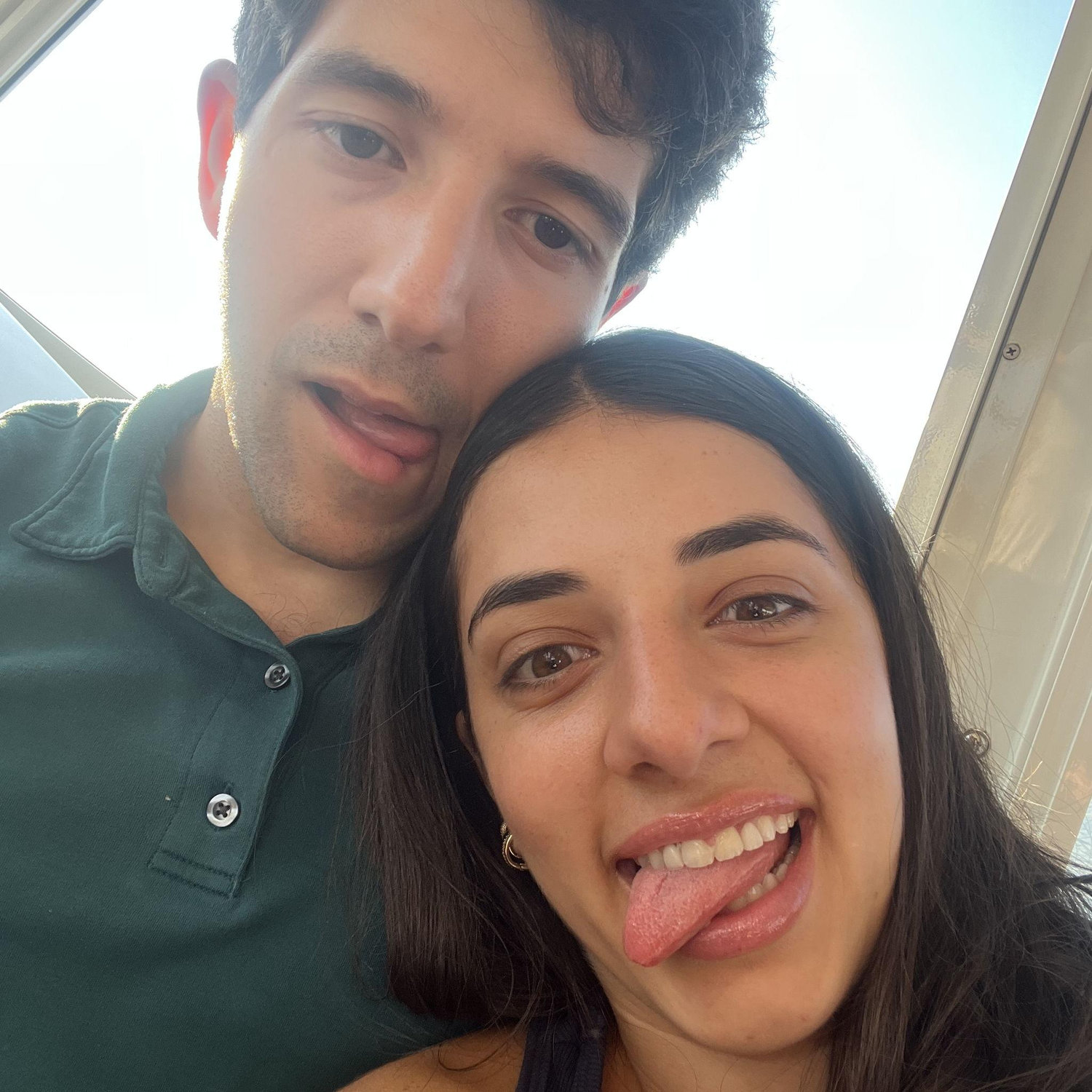 Finally got him to stick his tongue out