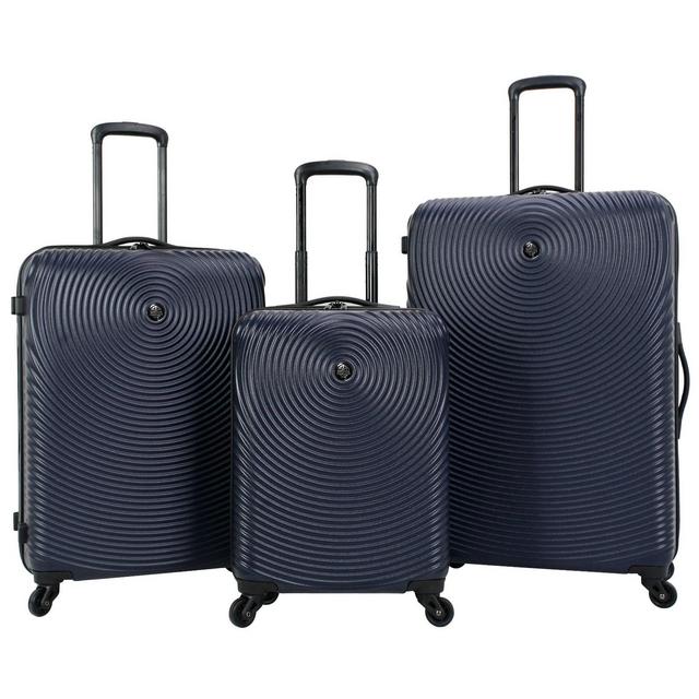 Skyline 3pc Spinner Hardside Luggage Set - Navy