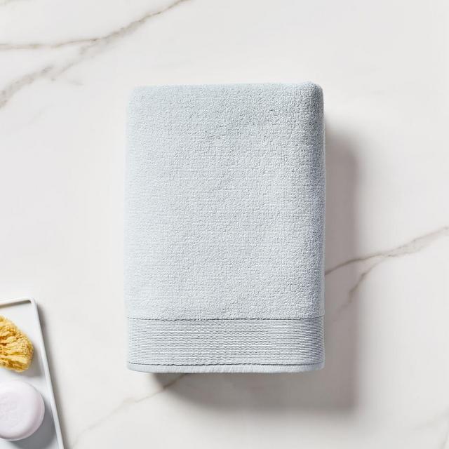 Plush Fibrosoft Organic Towel, Bath Towel, Freshwater Blue