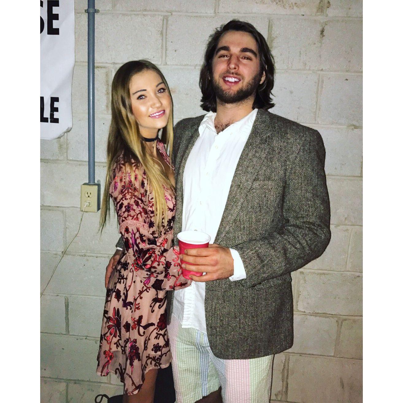 Lindsay & Ben attending Phi Sigma Formal, Washington College - February 2017