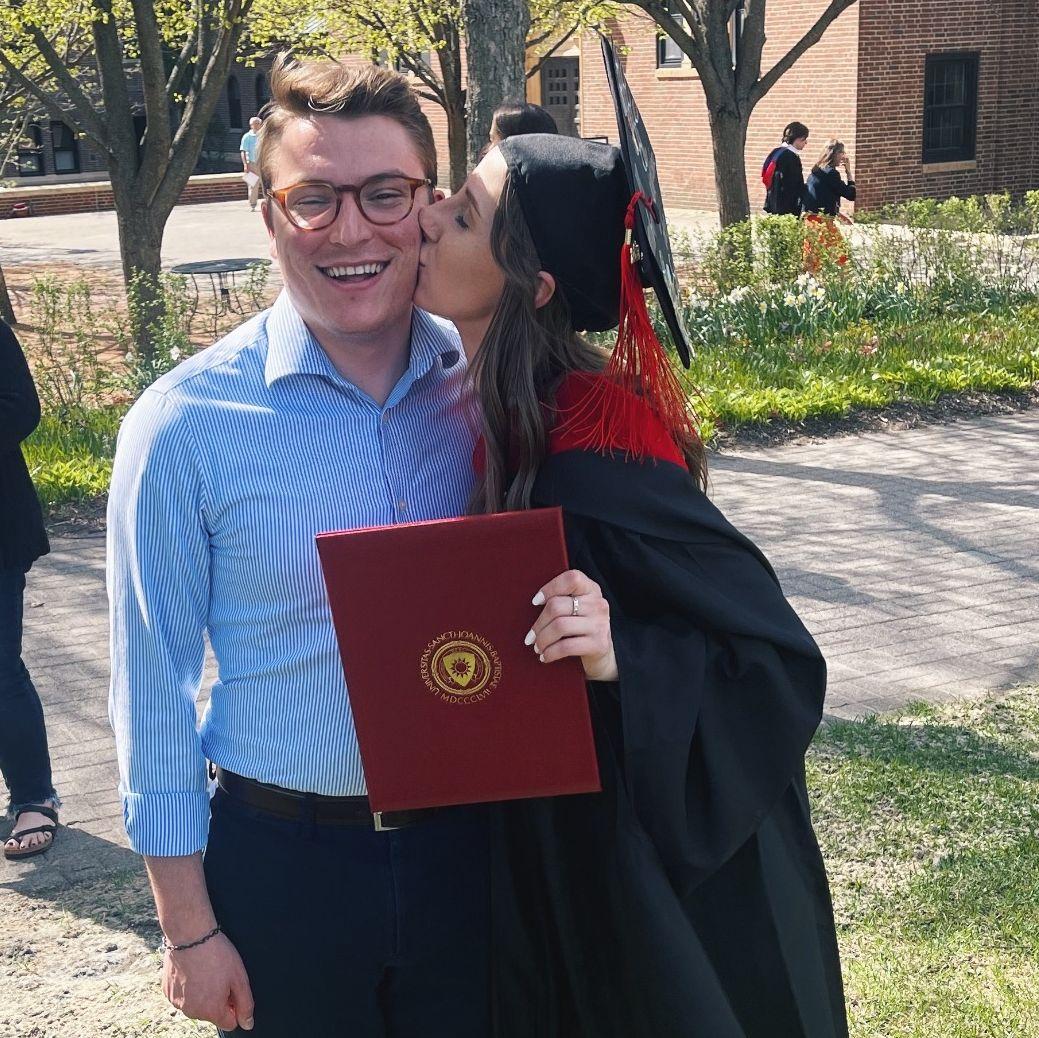 May 14, 2023 - Bernie earns her Masters of Theological Studies Degree from Saint John's SOT/Sem