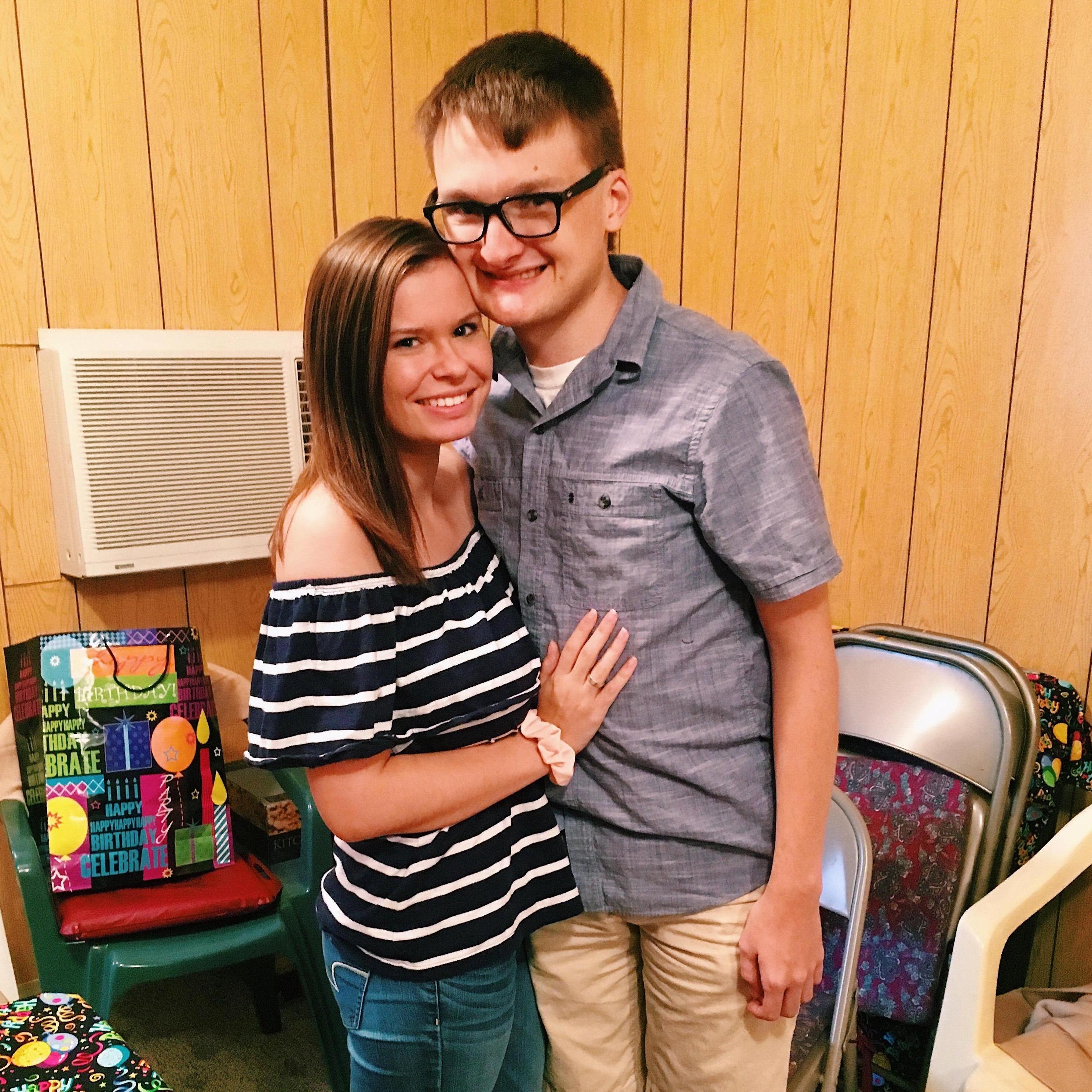 First time in the Hunt family party room (July 2018)
