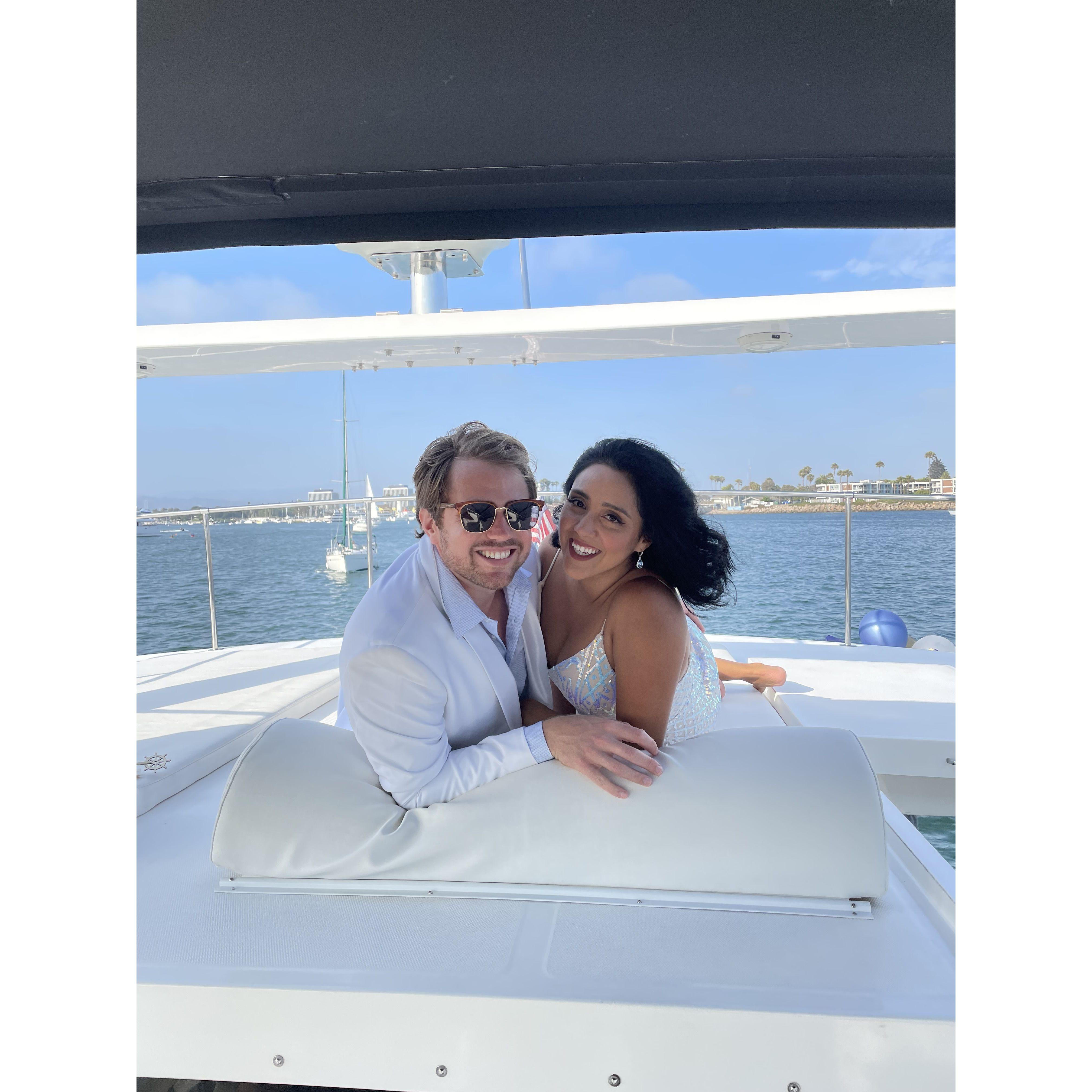 Yacht birthday party in July 2021... Thrilled to. be hosting a yacht party on a much larger scale for our wedding welcome dinner.