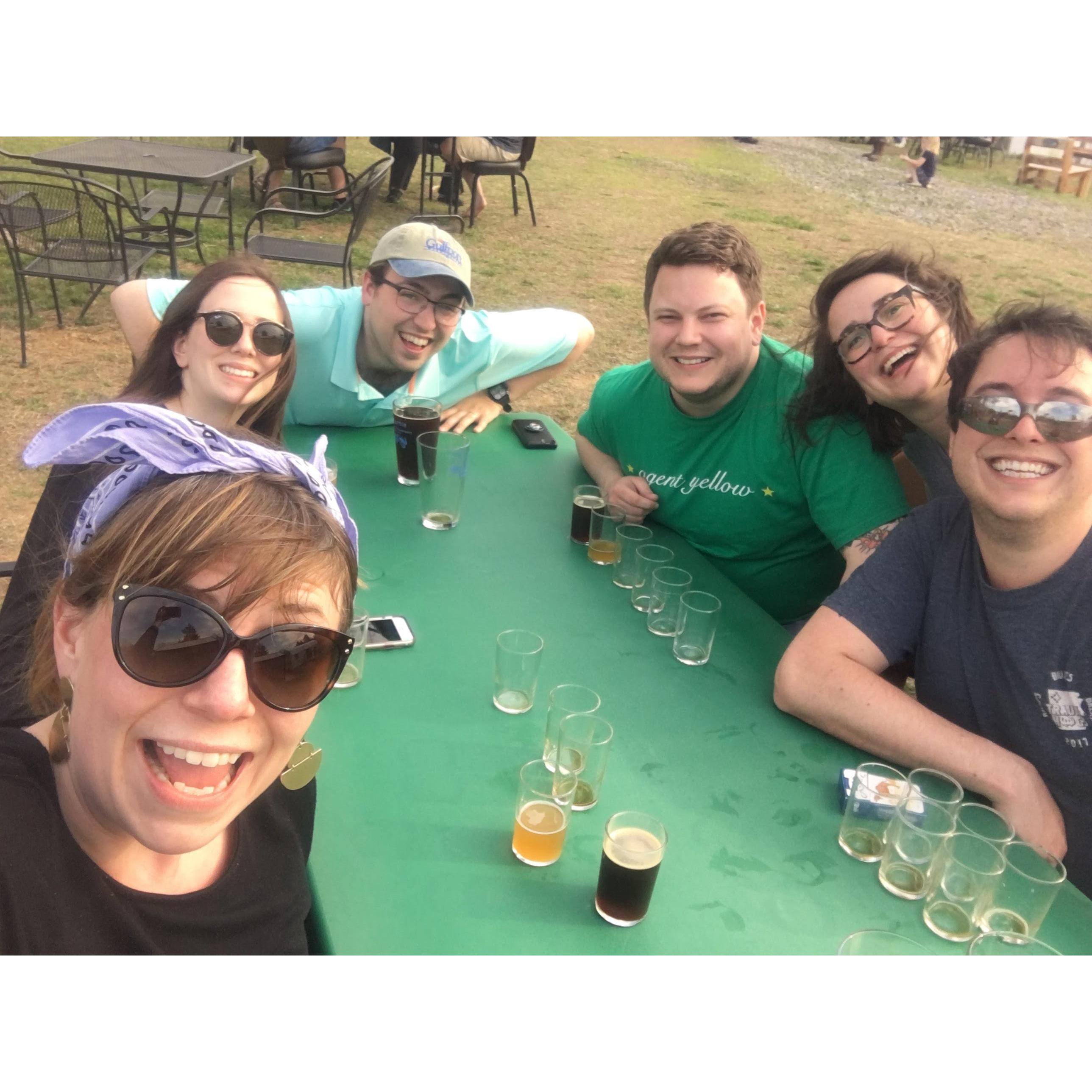All in our natural habitat and in the wedding.