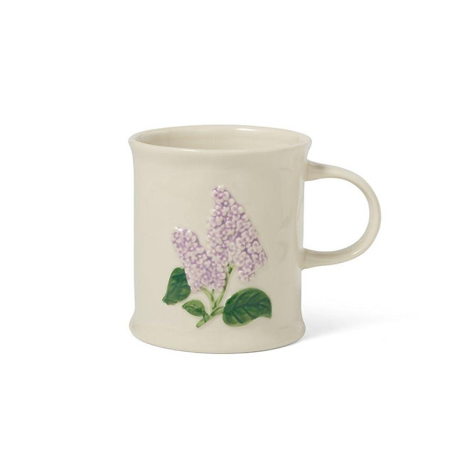 Sur La Table Embossed Floral Mug, Lilac