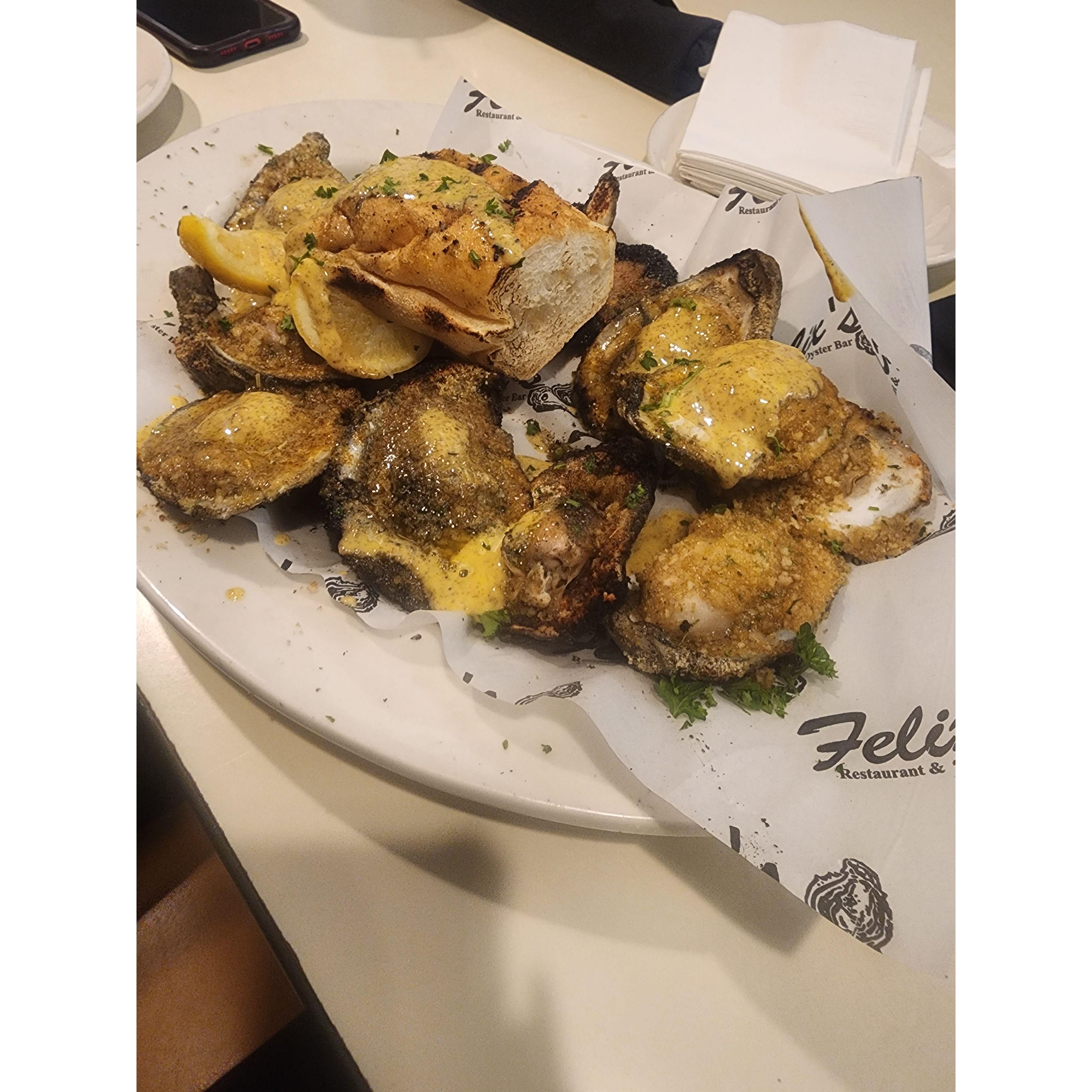 Char Boiled Oysters New Orleans
