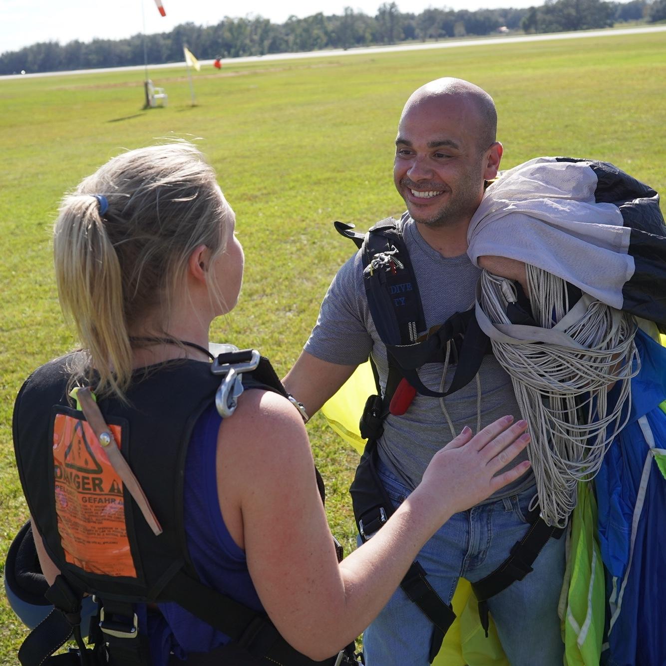 Lana’s first skydive