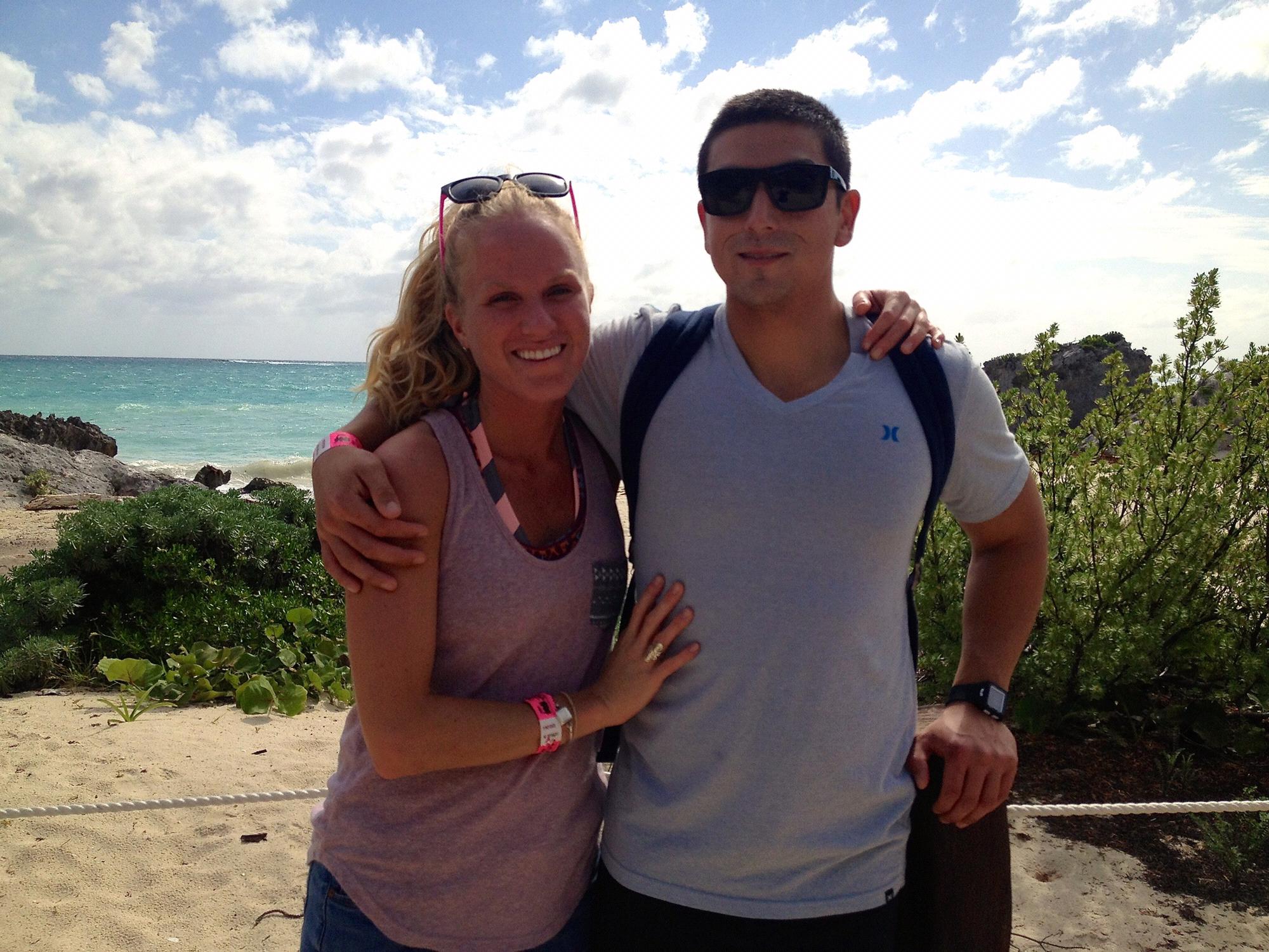 November 2014 we went on a trip to Mexico together and came back as a couple.