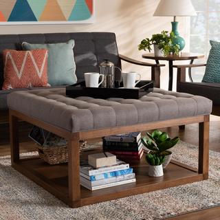 Alvere Upholstered Finished Cocktail Ottoman