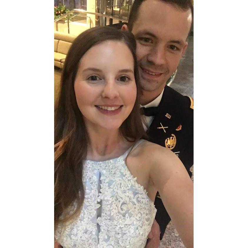 Where it started! Dillan's military ball in April of 2019.