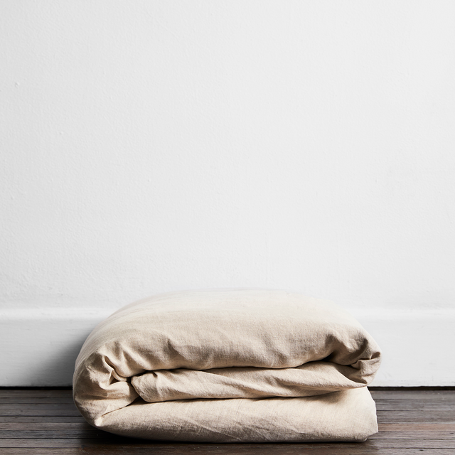 Oatmeal 100% Flax Linen Duvet Cover