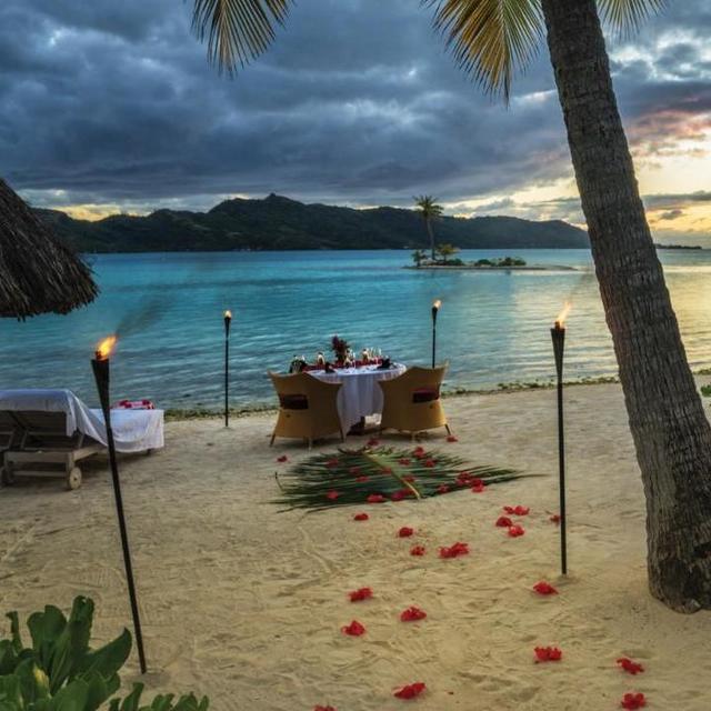 Private Beach Dinner in Bora Bora