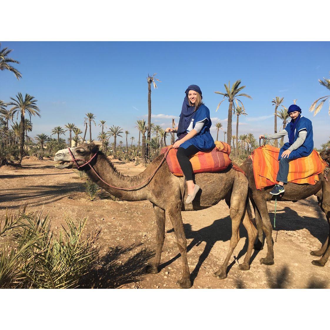 Camel ride, Morocco - December 2017