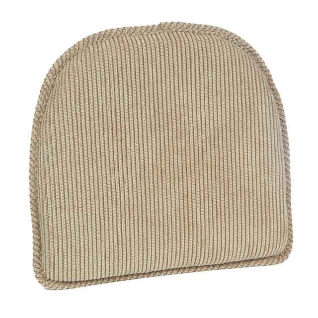 Gripper Outwest Delightfill Linen Chair Cushion Set of 2 - Tan