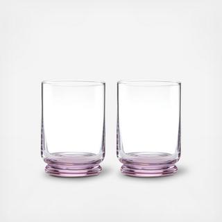 Charles Lane Double Old Fashioned Glass, Set of 2
