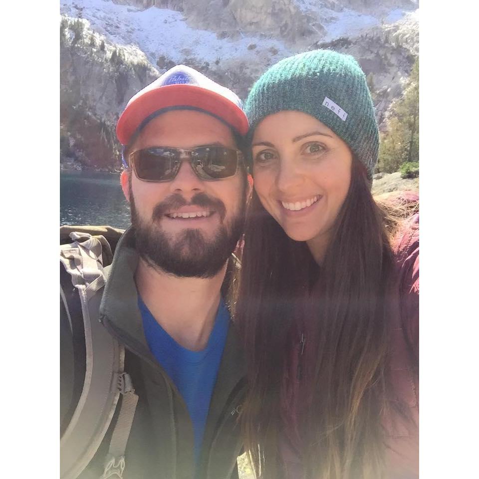 Hiking in the Sawtooths, one of our favorite things to do together!