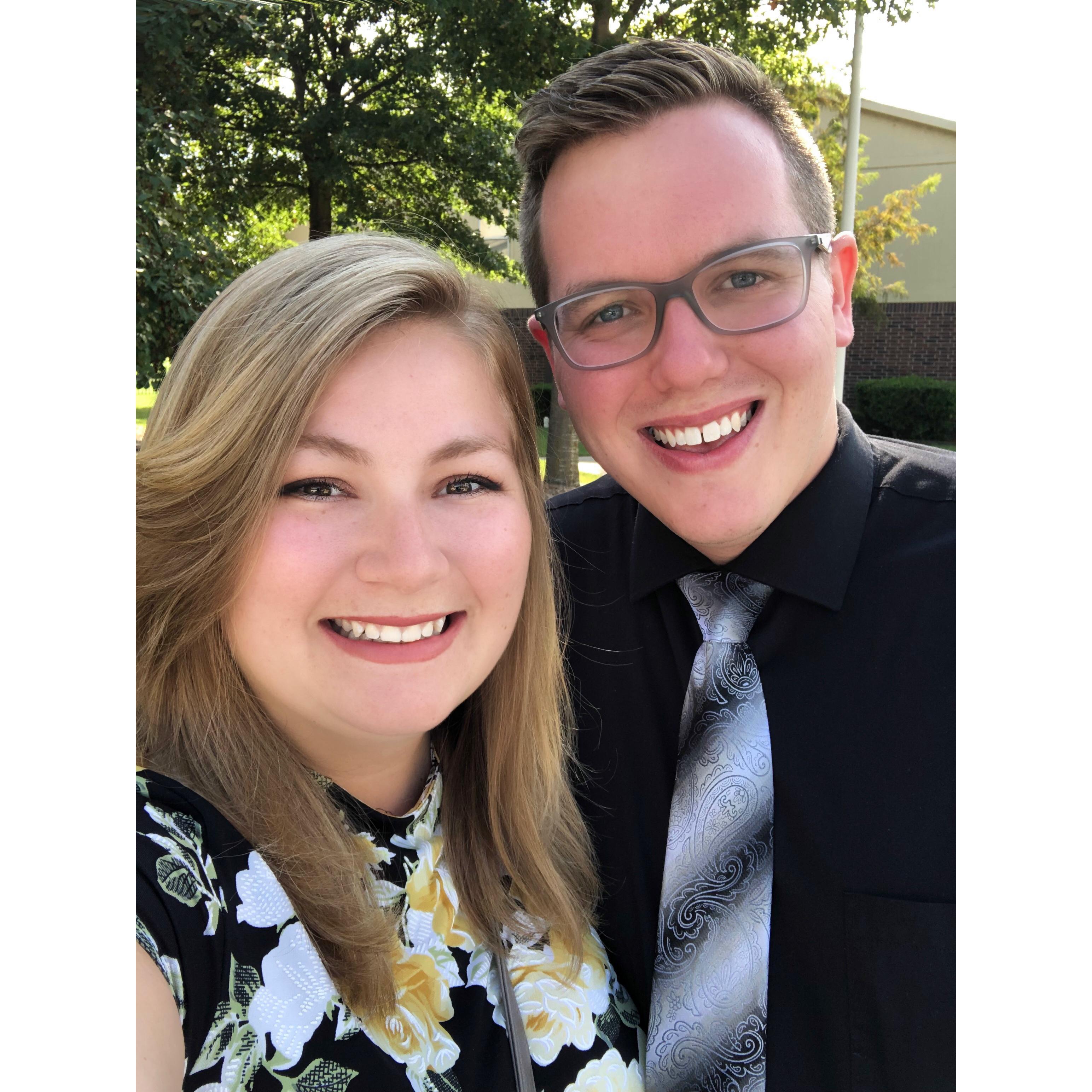 Sometimes, you just got to get dressed up. This was the last musical of the season we were seeing, and we dressed the part. Hamilton was great!