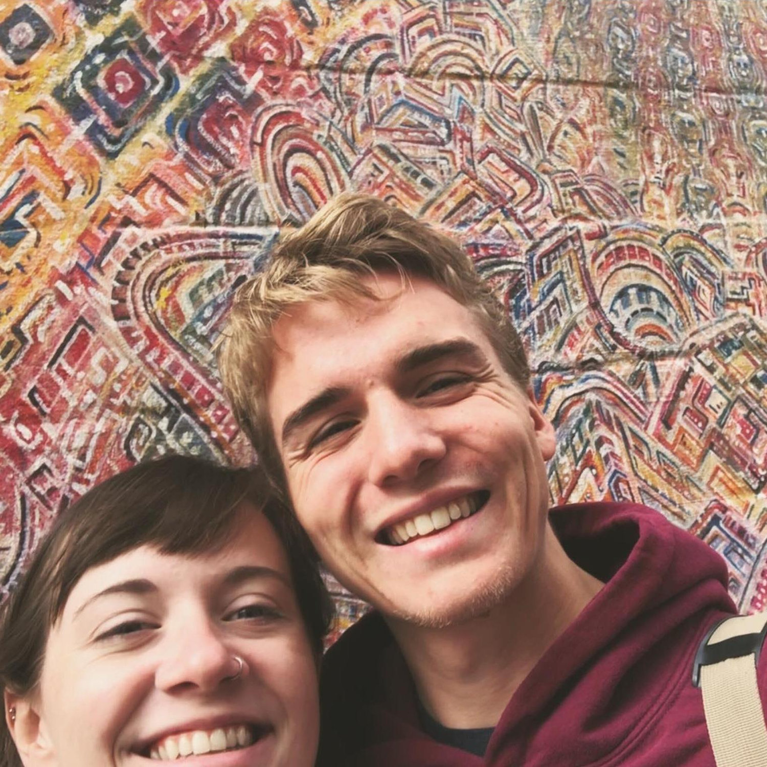 [September 2018, New York] Mural behind Tom's dorm at Clarkson U