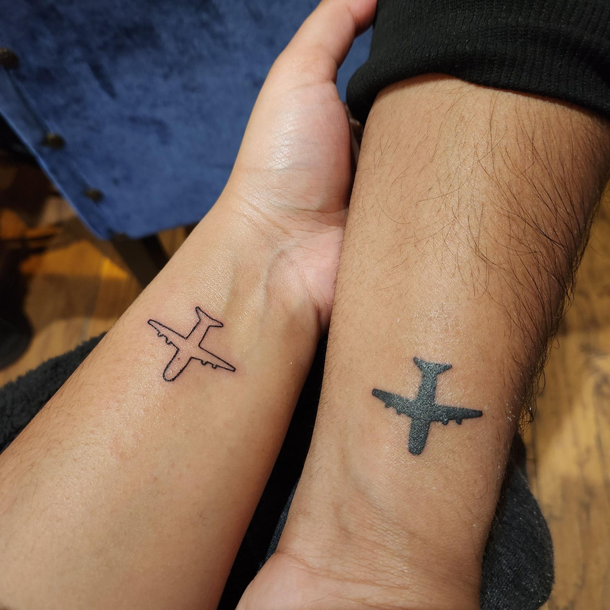 Our first matching tattoos (but not our last)!