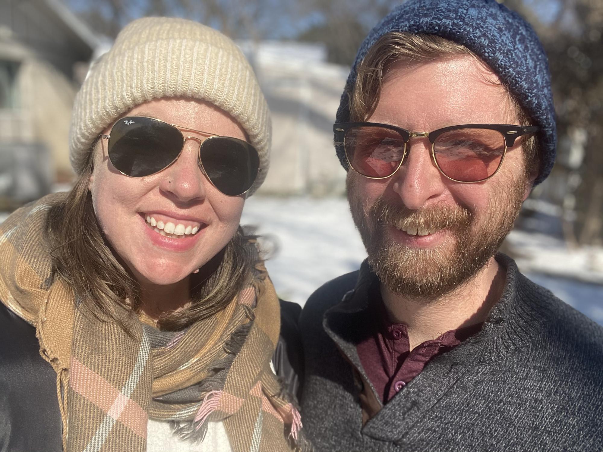When it snows in Texas, we have to take photos. February 2021
