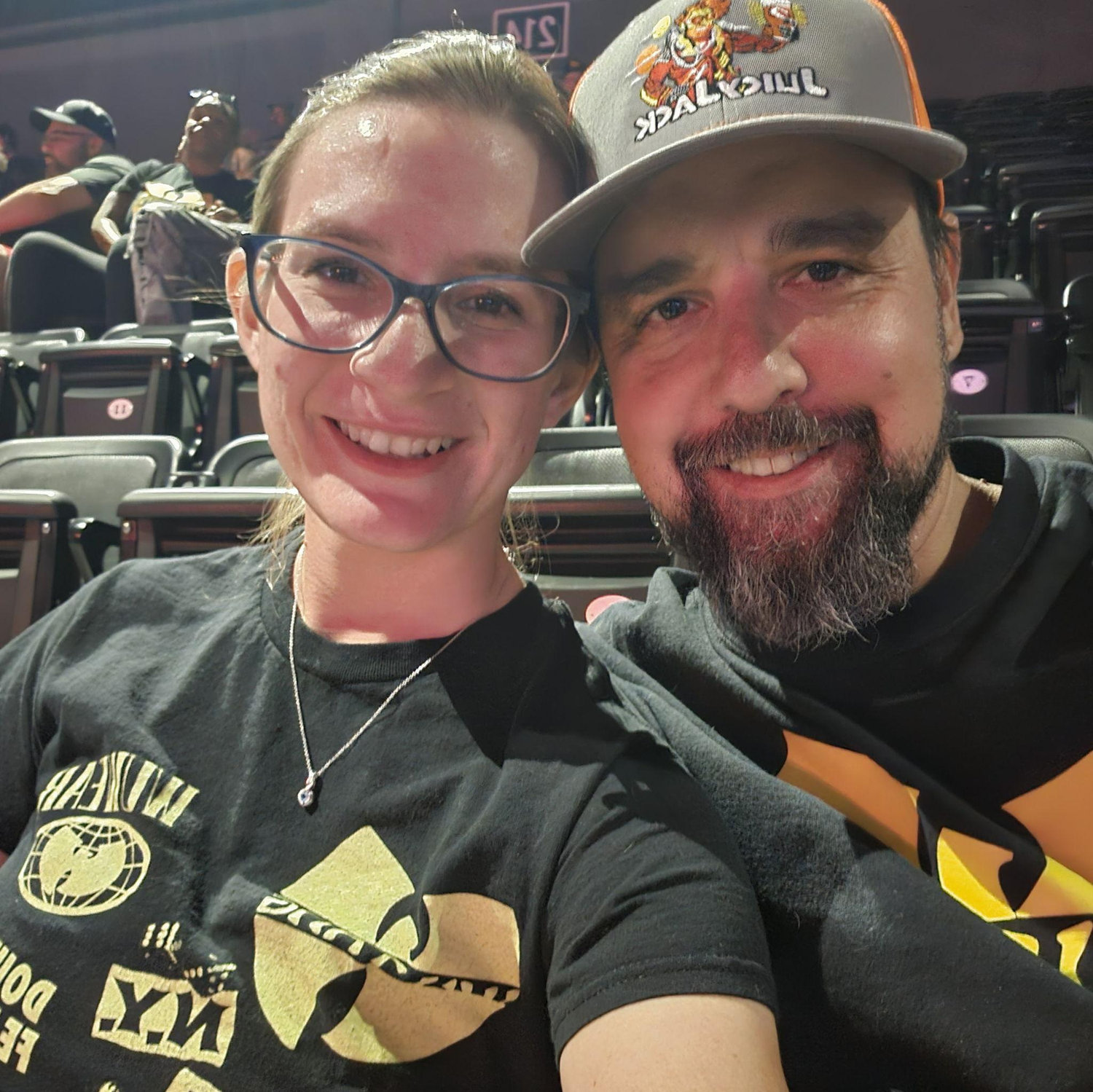 Wu-Tang Clan concert, June 2025 (Thankfully inside in AZ); 2nd time we saw Wu-Tang together!