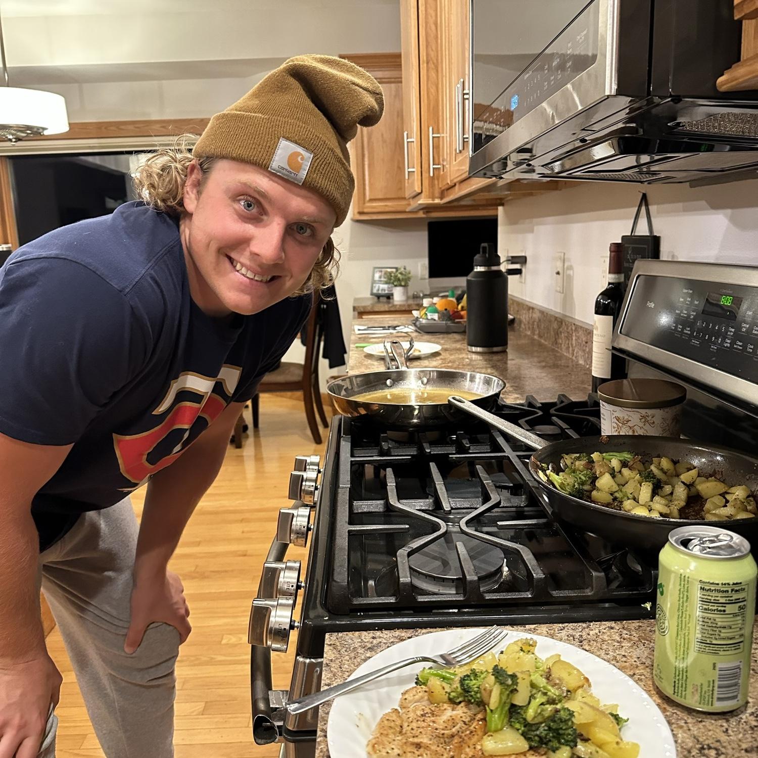 Cooking new recipes is one of our favorite hobbies together!