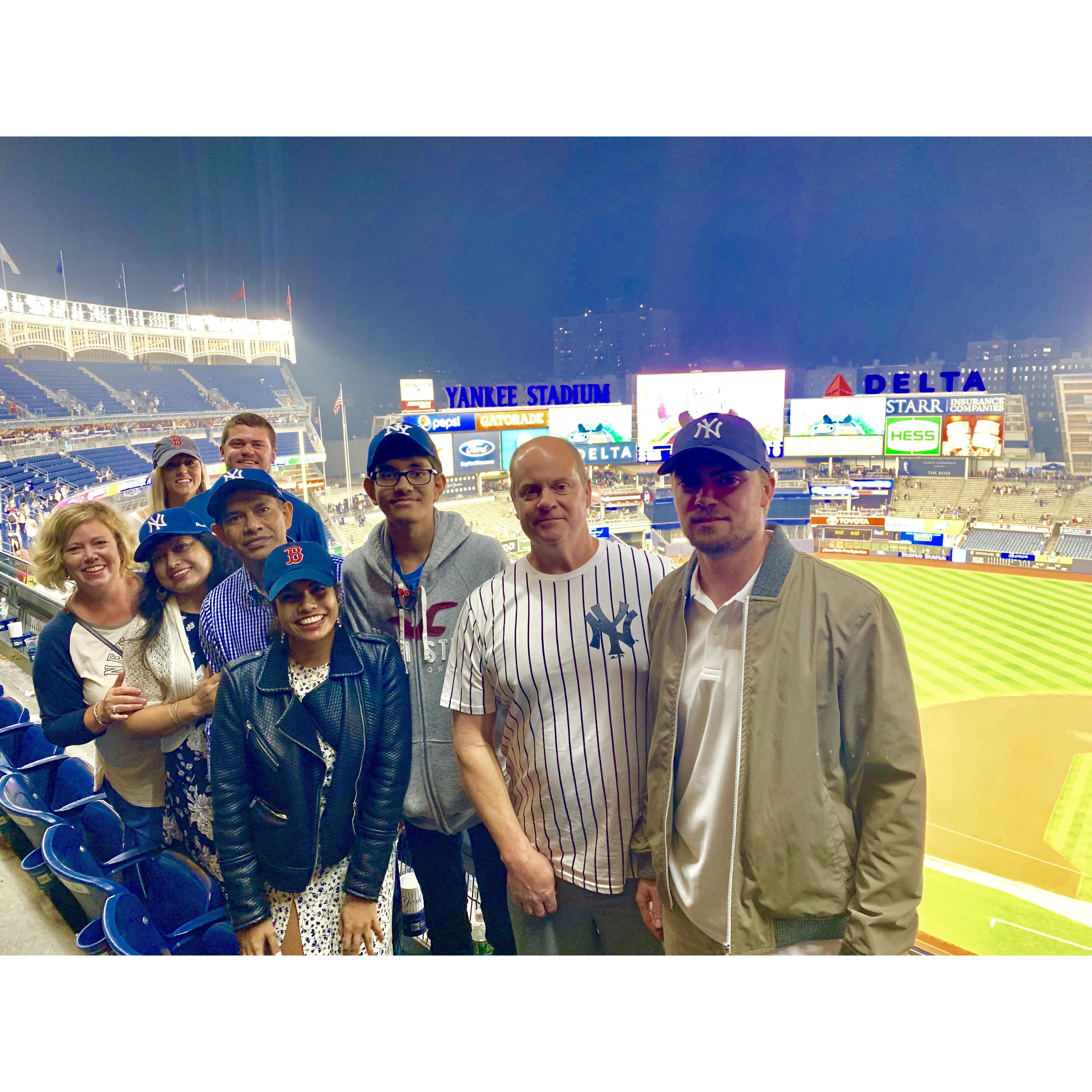 June 2019: The Khaled and Daly family attend a Yankees vs. Boston Red Sox game!