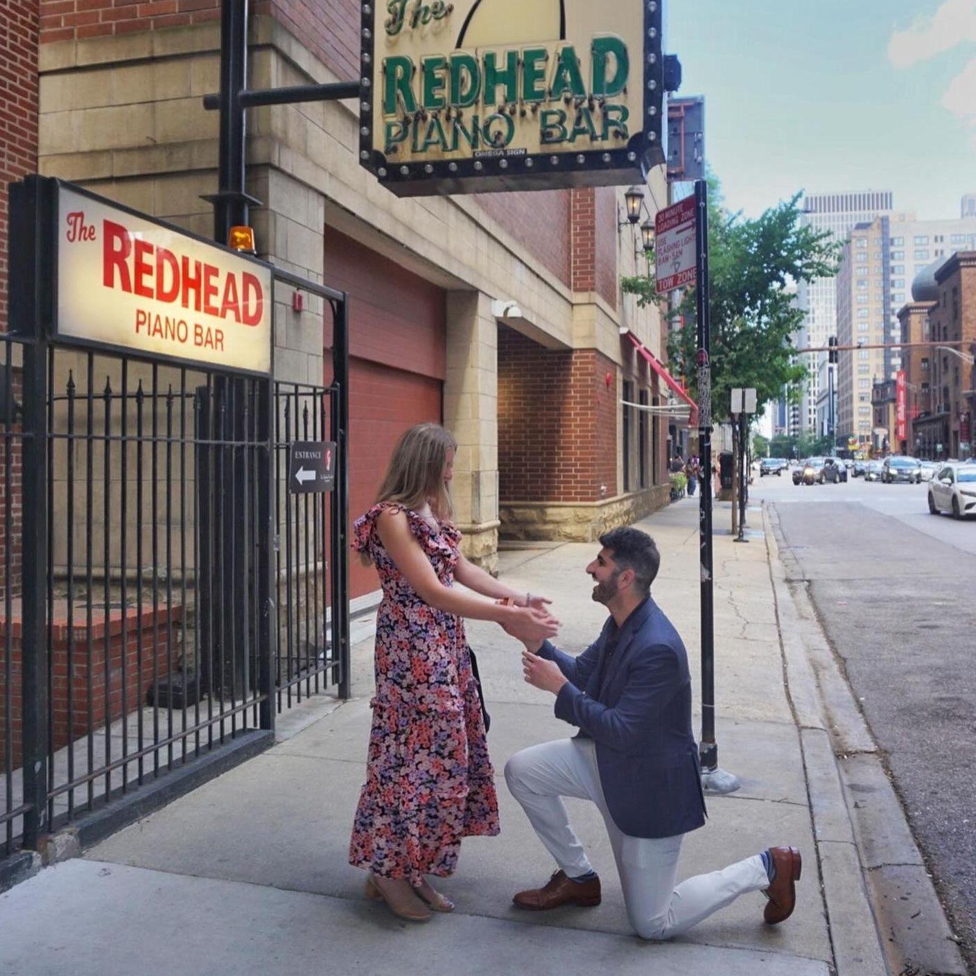The most thoughtful proposal at the spot of our first kiss 😘