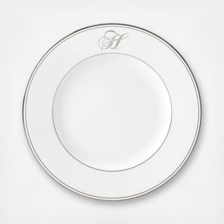 Federal Platinum Script Dinner Plate