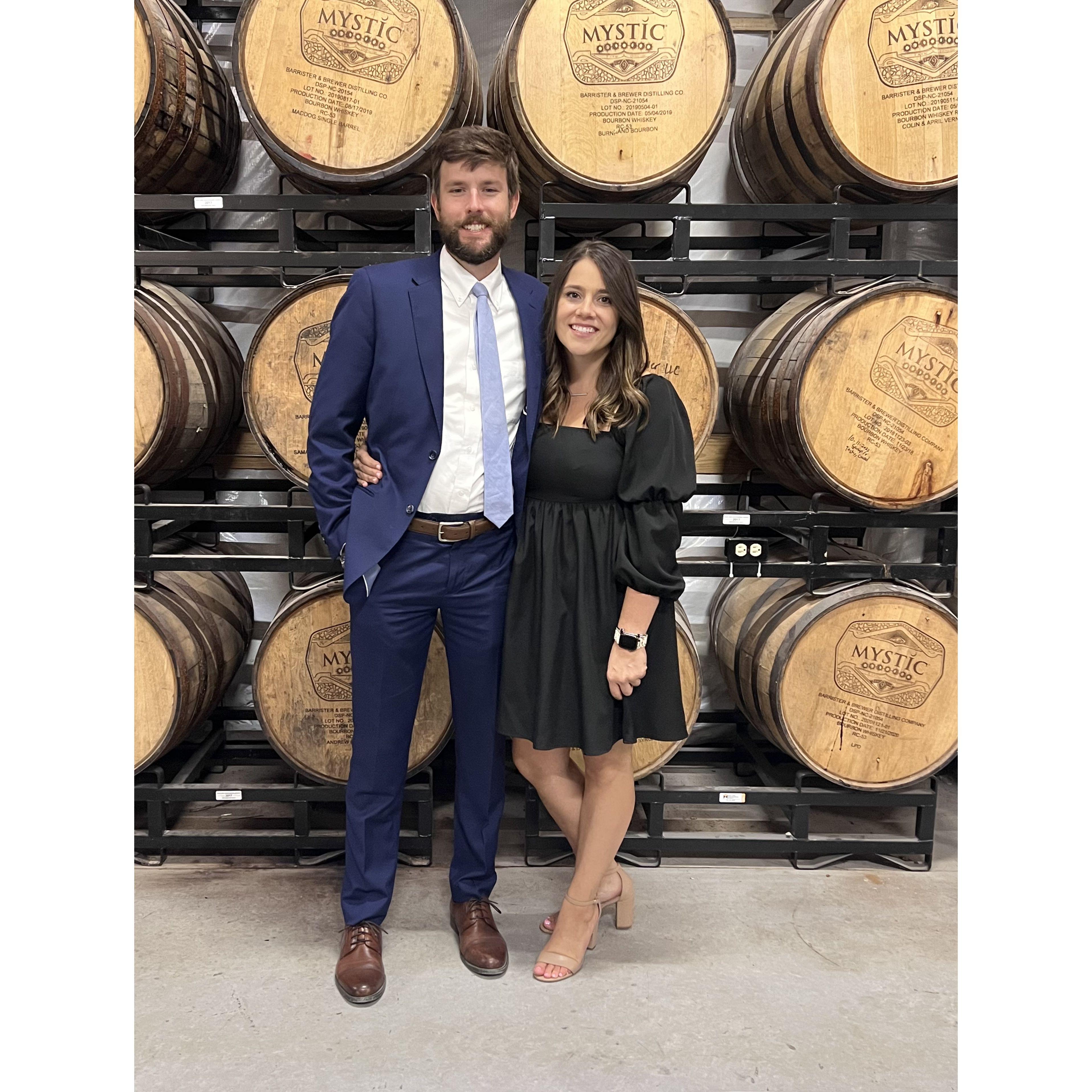 Supporting friends as they said "I Do"!