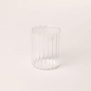 East Fork Glassware: Clear, short glasses