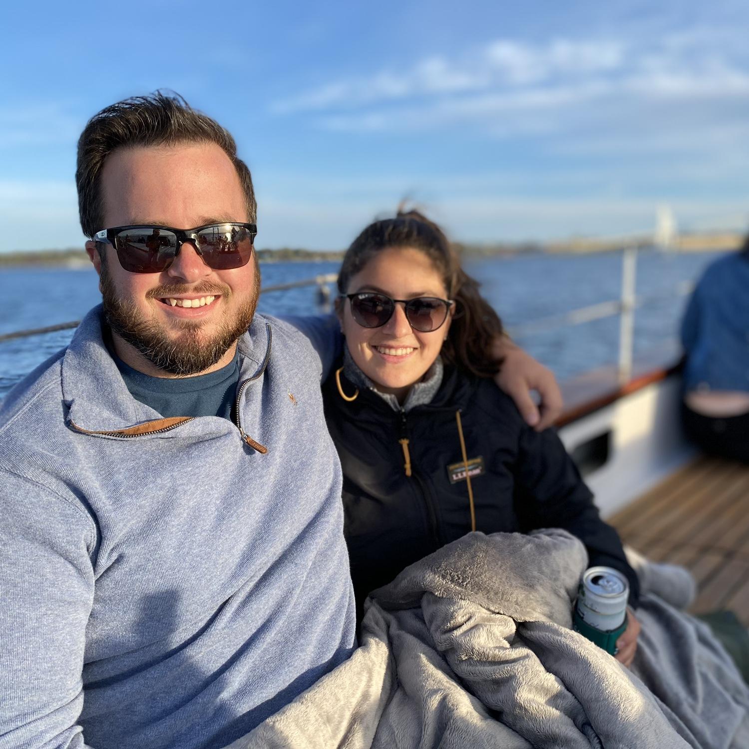 Our first year dating.