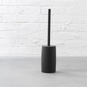 rubber coated black toilet brush