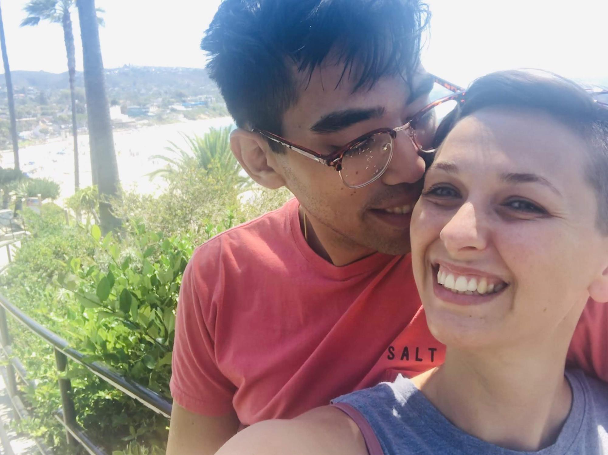Visiting Laguna Beach for Mitchell to meet Kelsey’s parents