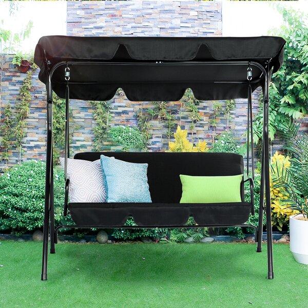 Erving Outdoor Porch Swing with Stand