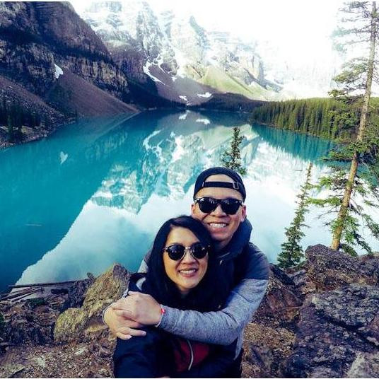 Hiking through Banff in 2018.