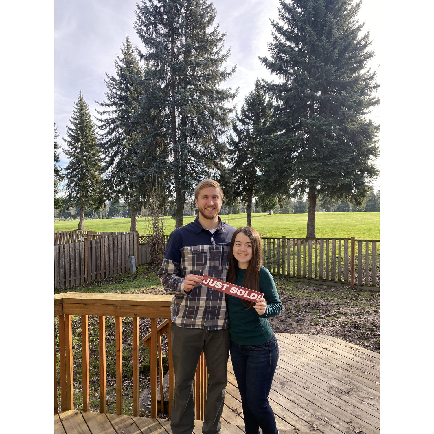 Just after buying our first house