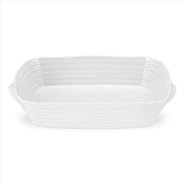 Portmeirion Sophie Conran White Medium Handled Rectangular Roasting Dish