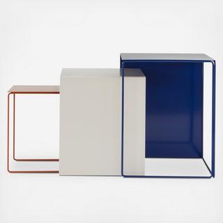 Cluster Tables, Set of 3