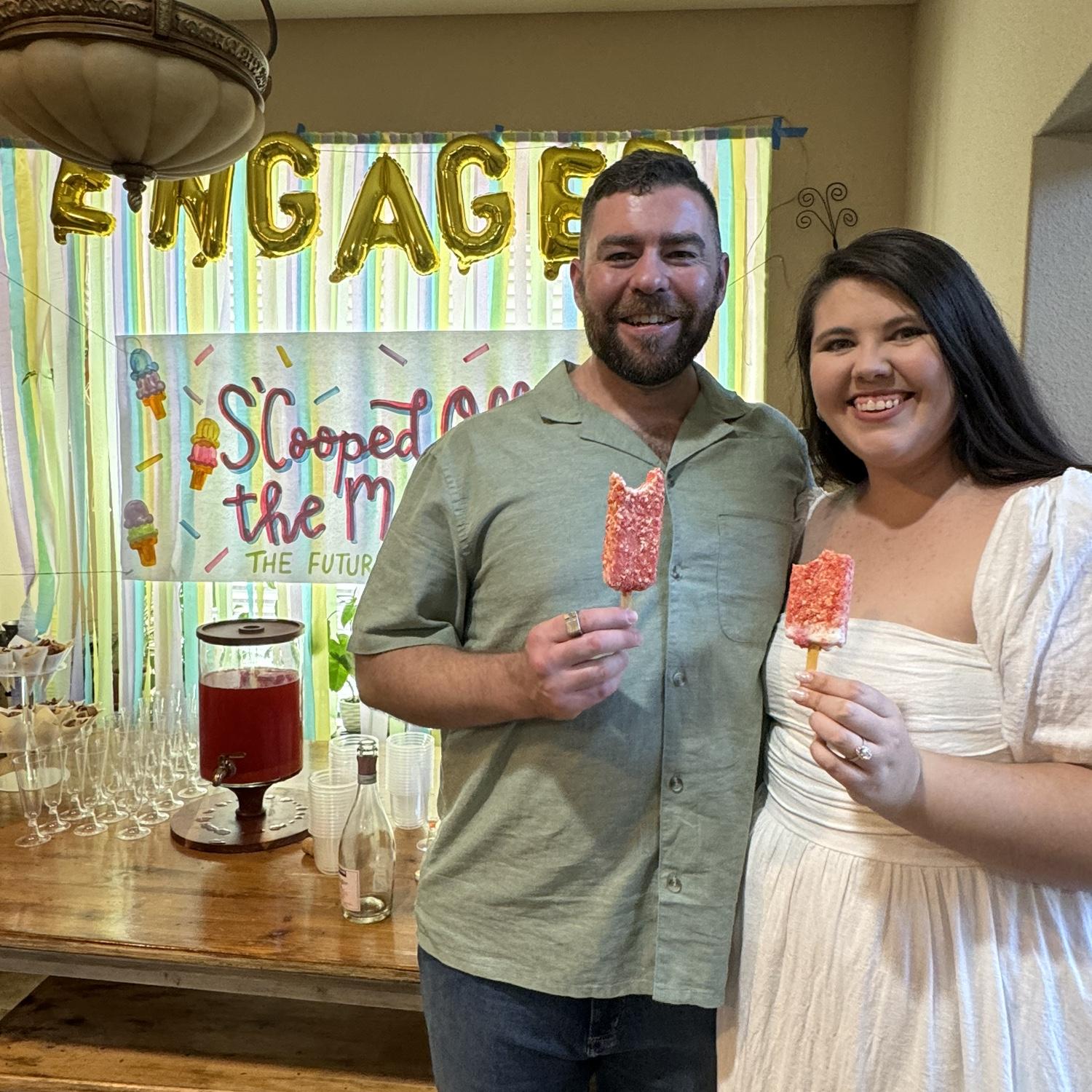 S’Cooped Off the Market! Our ice cream themed engagement party.