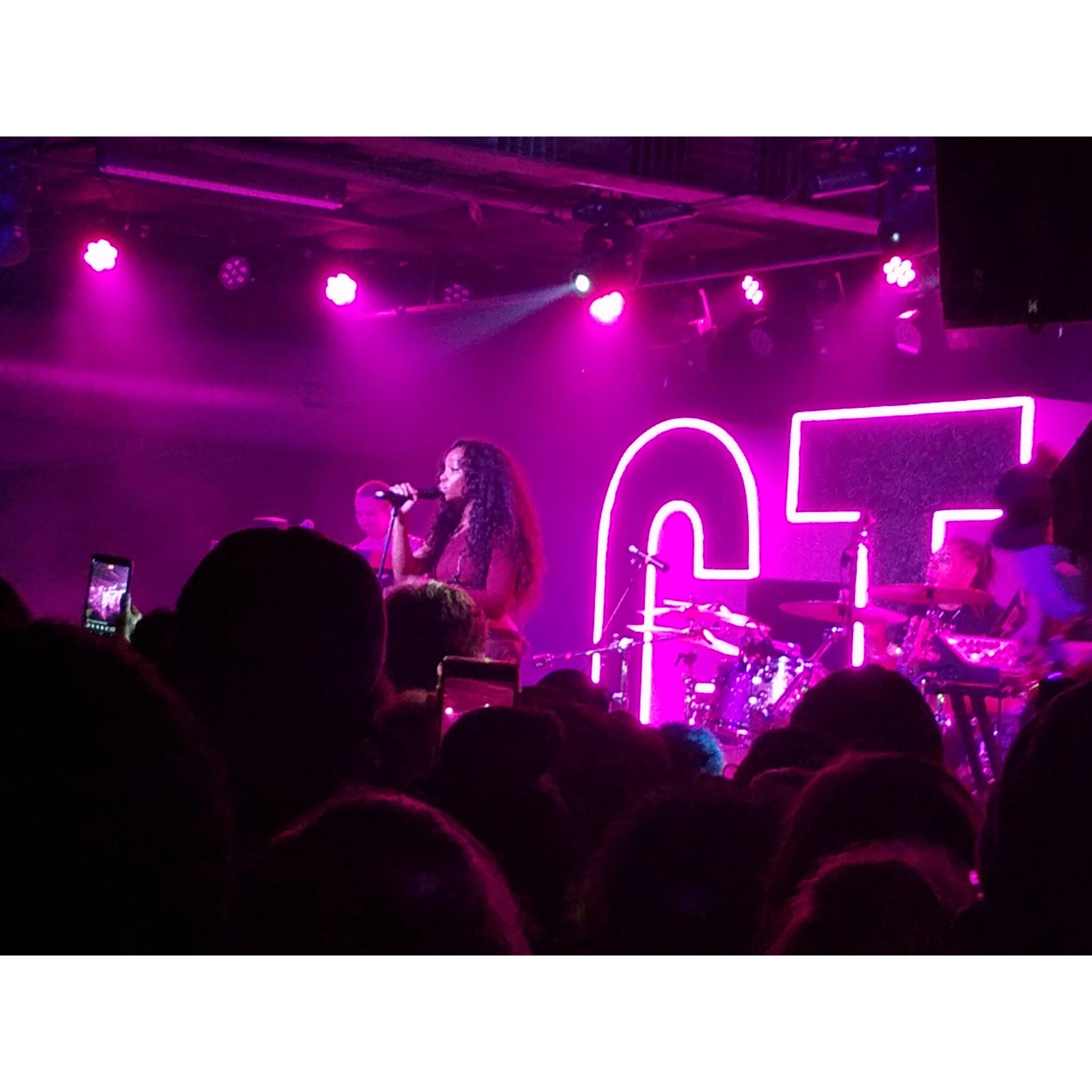 December 2017, SZA concert in St. Louis, MO