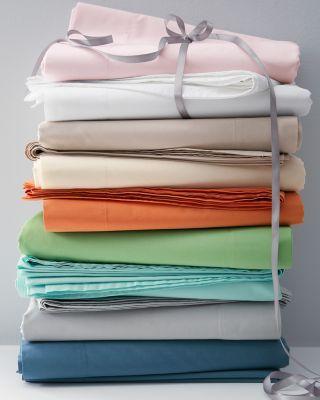 Fiesta Organic-Cotton Percale Queen Sheet Set in Autumn Leaf