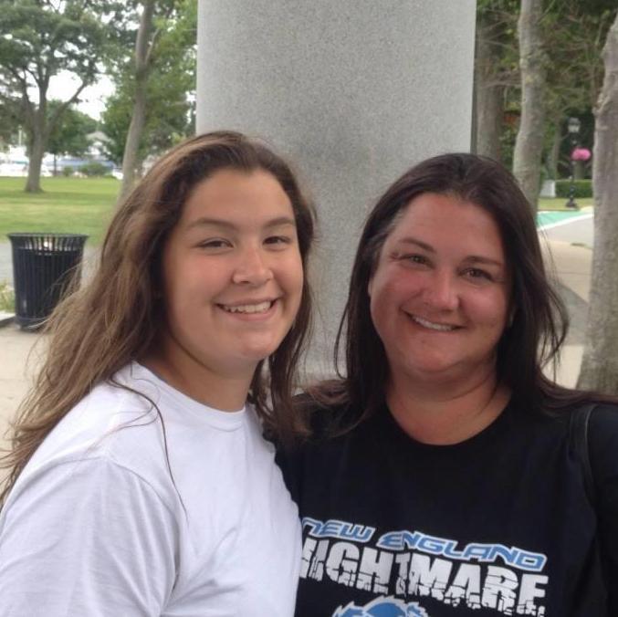 Kayla & Darlene stopping for a pic