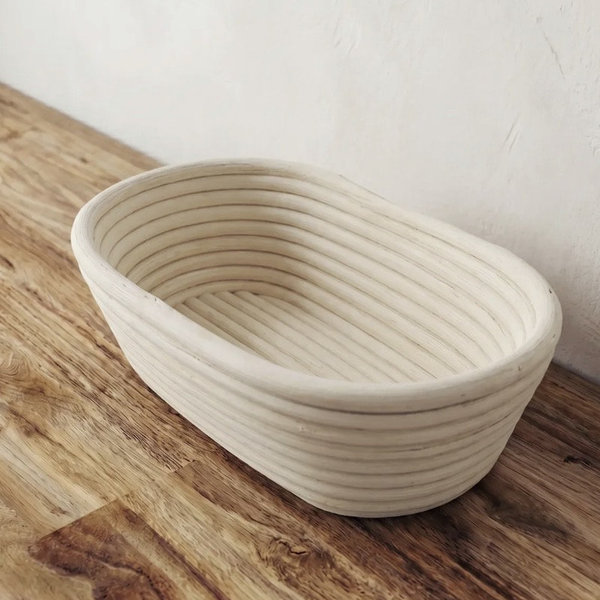 Oval Rattan Proofing Basket for Sourdough Bread | RattanVibe | RattanVibe
