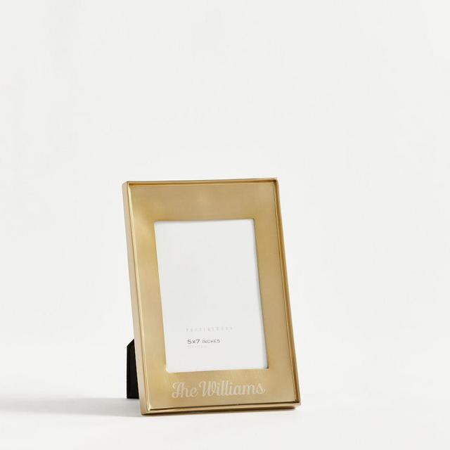 Personalized Stowe Frame, 5x7 - Brass
