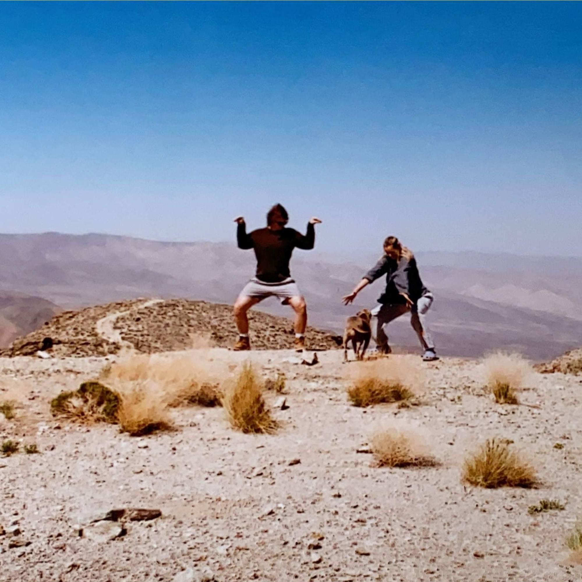 Having fun in Death Valley