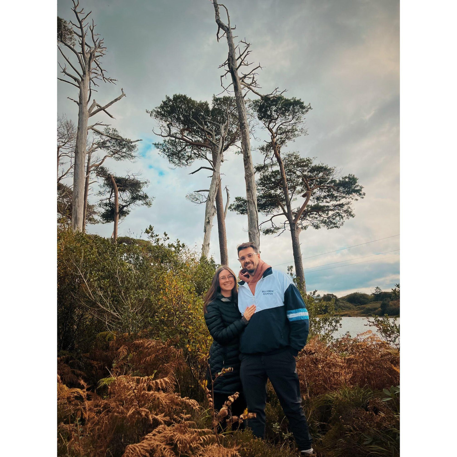 A visit to the place where we got engaged last year!