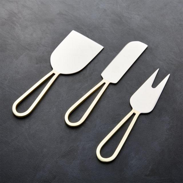 Beck Gold Cheese Knives (Wedge, Soft & Hard)