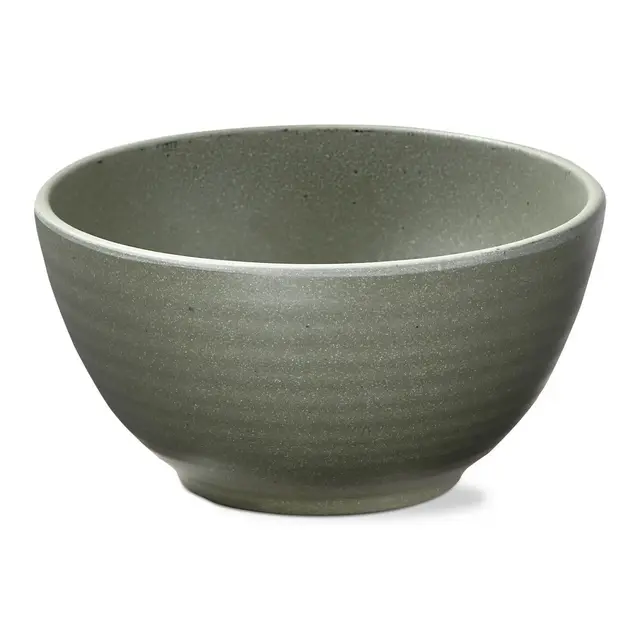 TAG 22 oz. 6 in. Green Brooklyn Melamine Plastic Dinnerware Bowl Dishwasher Safe Indoor Outdoor Round Green Set 4